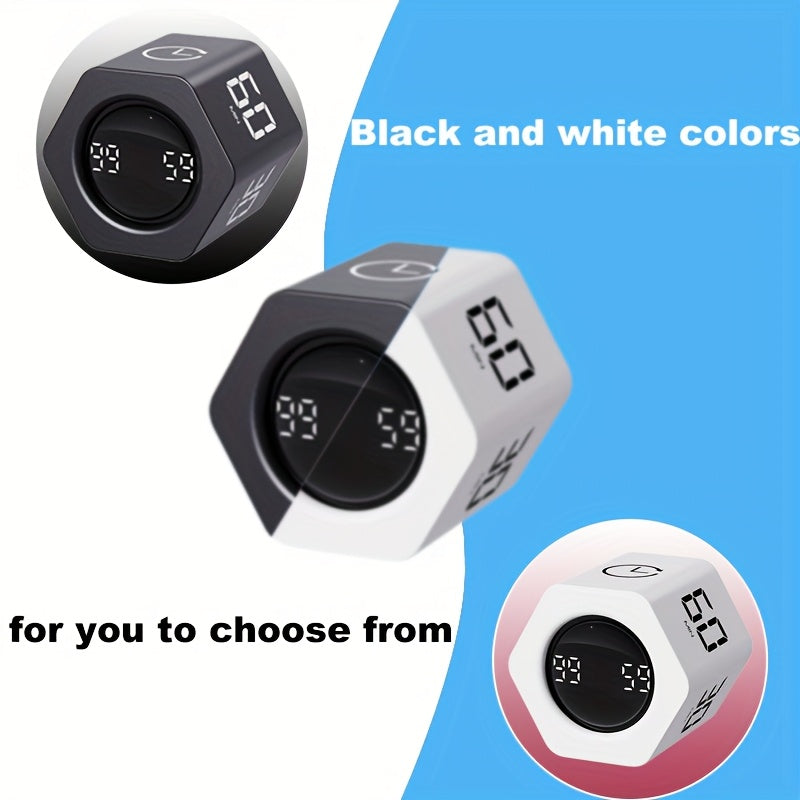New 60-Minute Digital Timer with Type-C Charging & Large Display