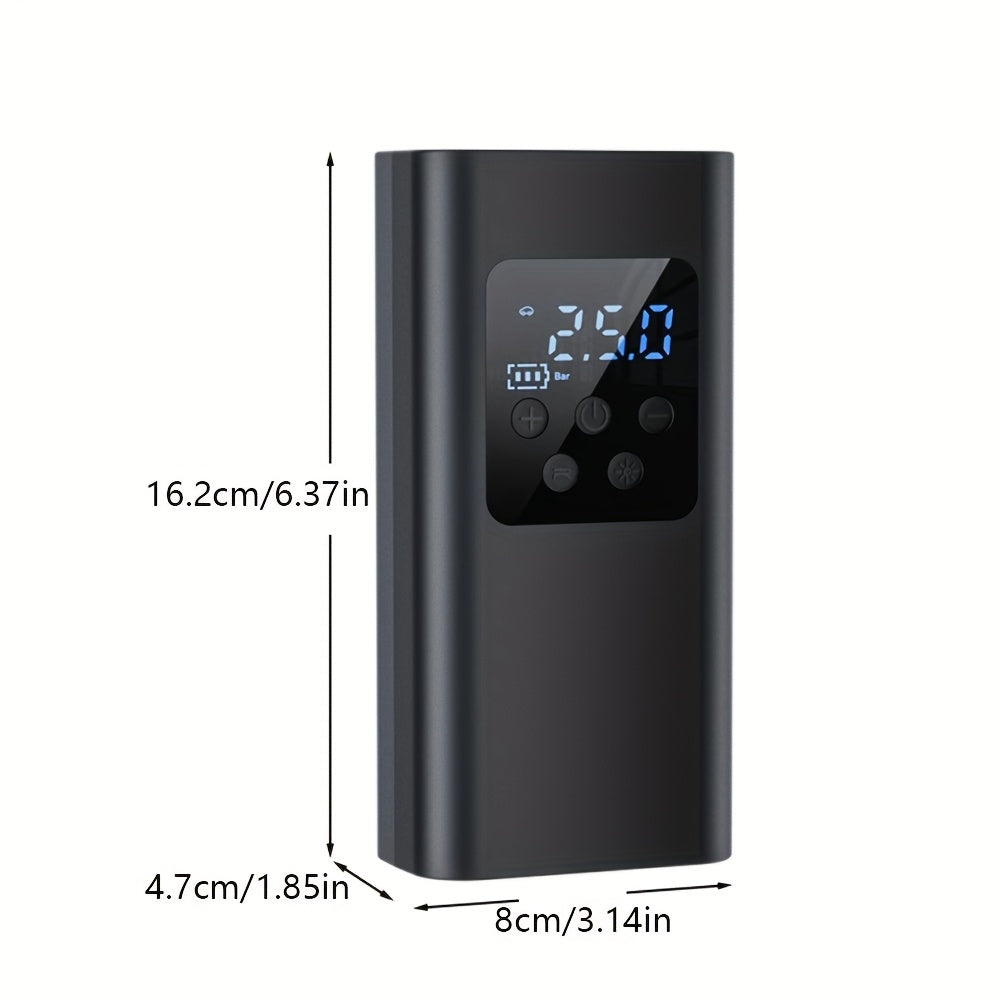 Portable Digital Tire Inflator – Fast & Compact Air Compressor for Car, Bike & More