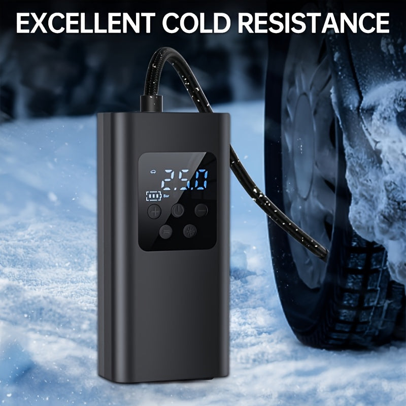 Portable Digital Tire Inflator – Fast & Compact Air Compressor for Car, Bike & More