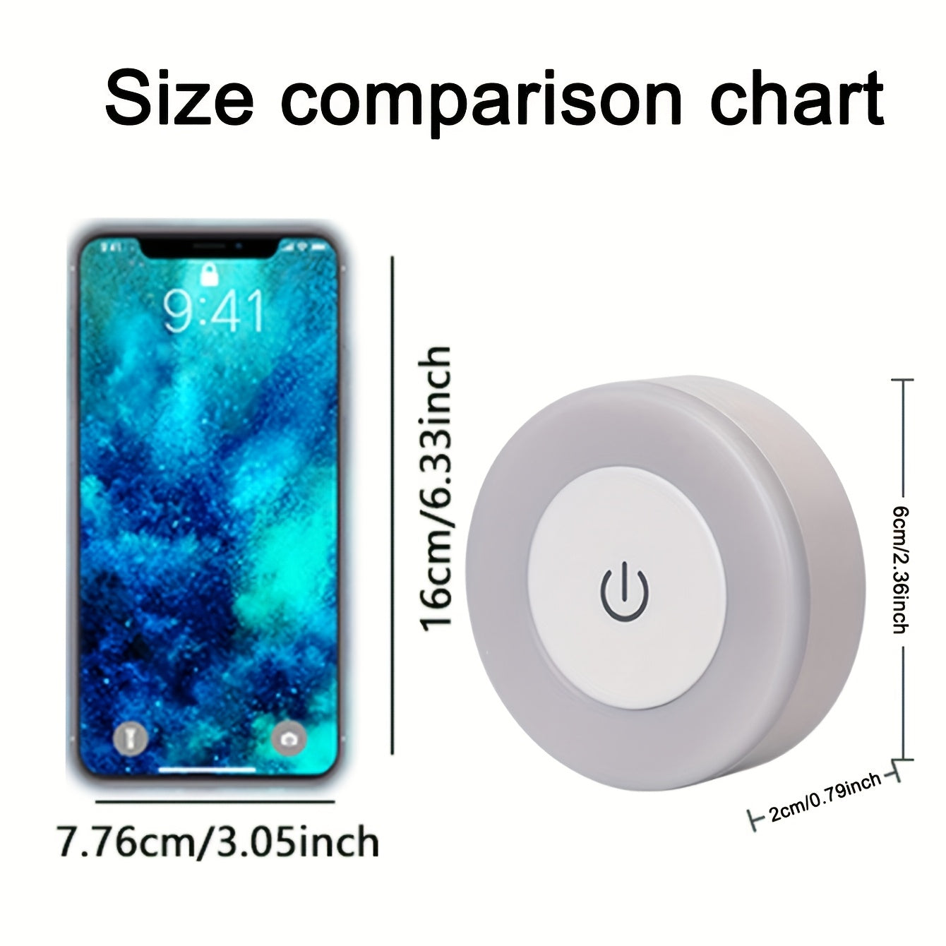 Touch-Activated LED Wall Light – USB Rechargeable | Adjustable Color Temperature | Warm Yellow Light | Modern Indoor Lighting for Bedroom, Living Room & Study