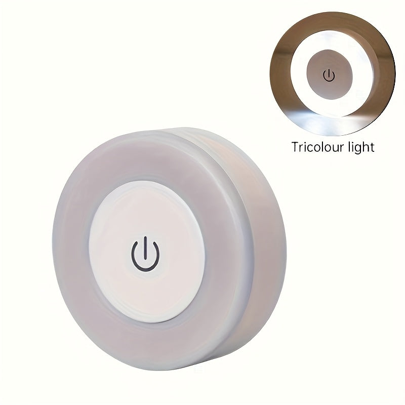 Touch-Activated LED Wall Light – USB Rechargeable | Adjustable Color Temperature | Warm Yellow Light | Modern Indoor Lighting for Bedroom, Living Room & Study