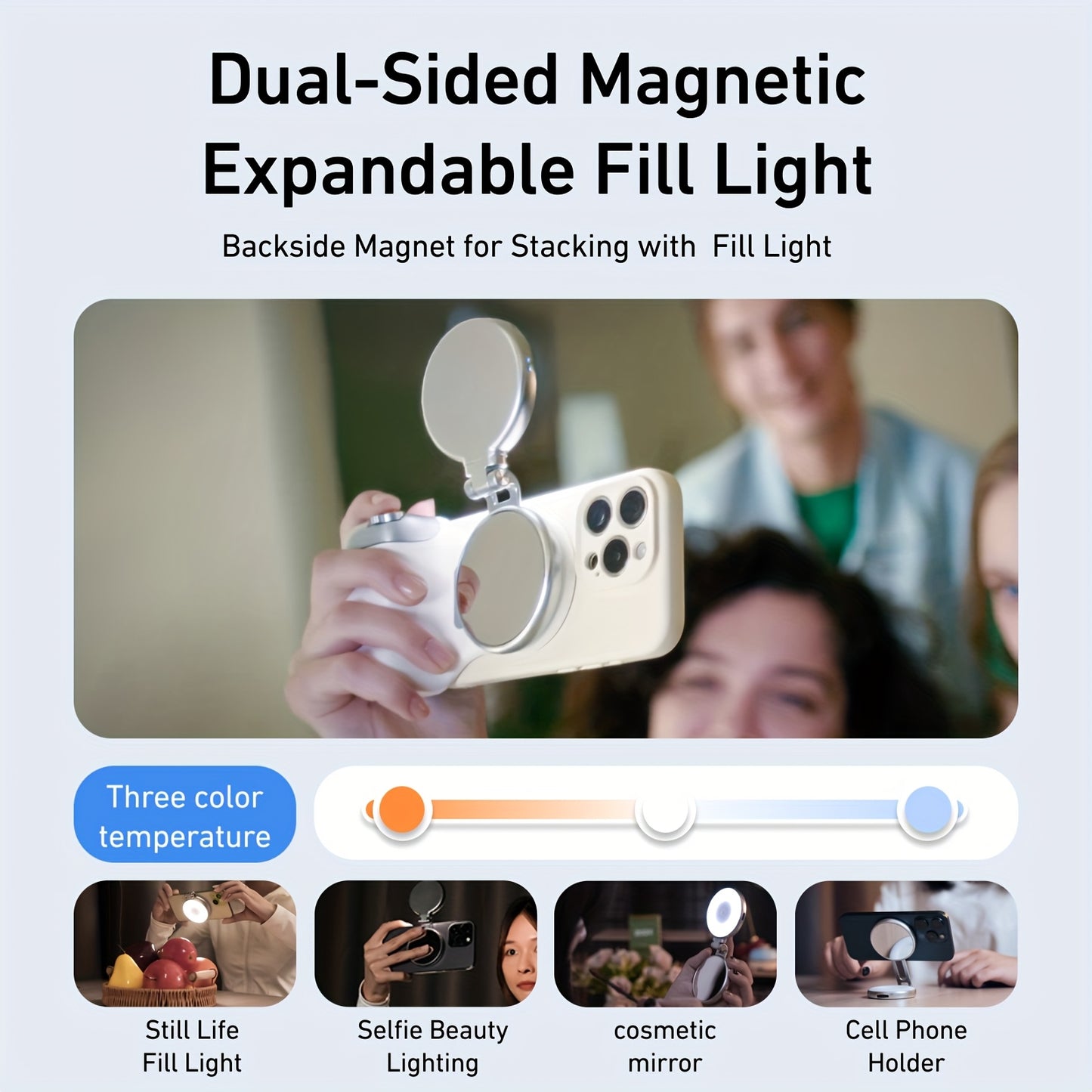 TELESIN Fun Shooting - Magnetic Camera Grip for iPhone and Android