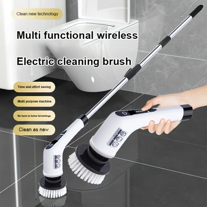 Electric Rotary Scrubber – Cordless Spin Scrubber with Dual Adjustable Speeds