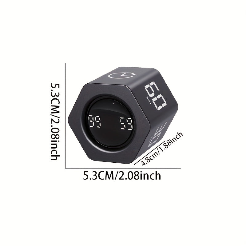 New 60-Minute Digital Timer with Type-C Charging & Large Display