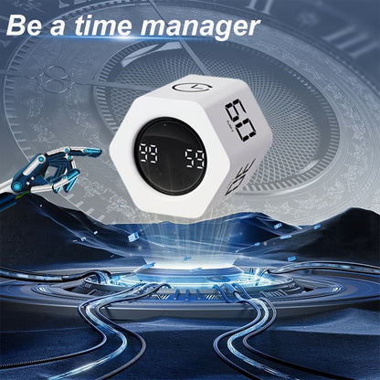 New 60-Minute Digital Timer with Type-C Charging & Large Display