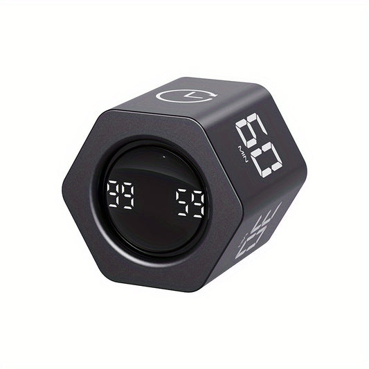 New 60-Minute Digital Timer with Type-C Charging & Large Display