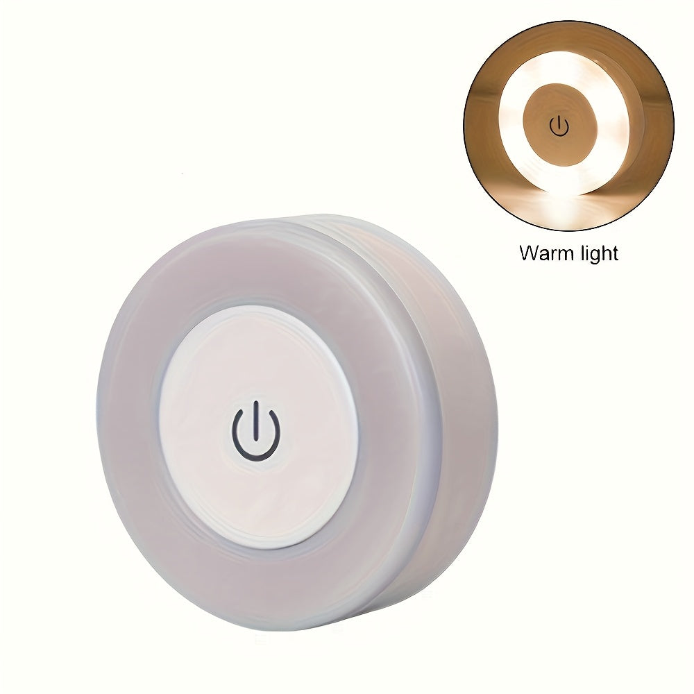 Touch-Activated LED Wall Light – USB Rechargeable | Adjustable Color Temperature | Warm Yellow Light | Modern Indoor Lighting for Bedroom, Living Room & Study