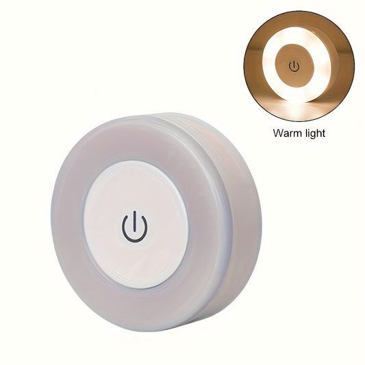 Touch-Activated LED Wall Light – USB Rechargeable | Adjustable Color Temperature | Warm Yellow Light | Modern Indoor Lighting for Bedroom, Living Room & Study