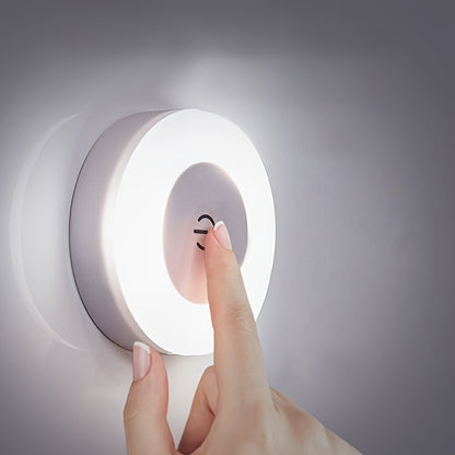 Touch-Activated LED Wall Light – USB Rechargeable | Adjustable Color Temperature | Warm Yellow Light | Modern Indoor Lighting for Bedroom, Living Room & Study
