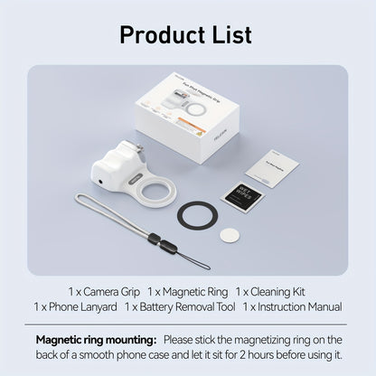 TELESIN Fun Shooting - Magnetic Camera Grip for iPhone and Android