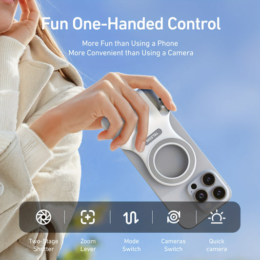 TELESIN Fun Shooting - Magnetic Camera Grip for iPhone and Android