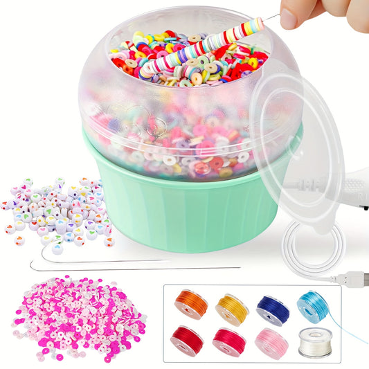 USB-powered bead machine, automatic beading machine, DIY tool for weaving beads