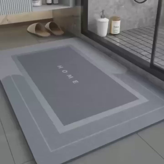 Luxury Anti-Slip Bathroom Mat – Quick Dry & Absorbent Floor Rug